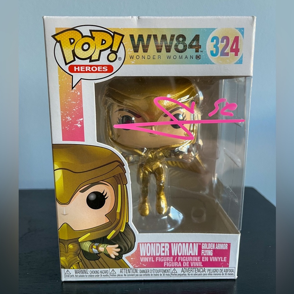 Gal Gadot signed Funko Pop! #324 Wonder Woman with COA